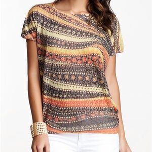 Crew‎ Neck Printed Tee NWOT